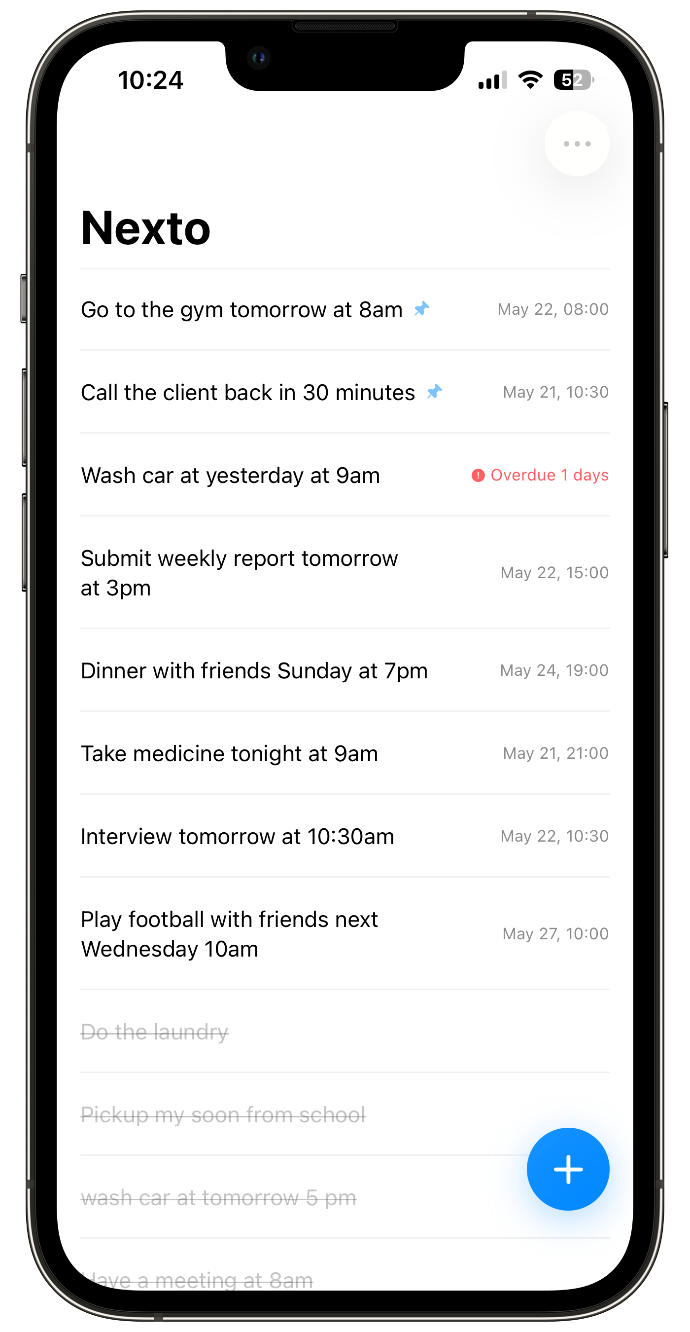 Nexto Home Screen